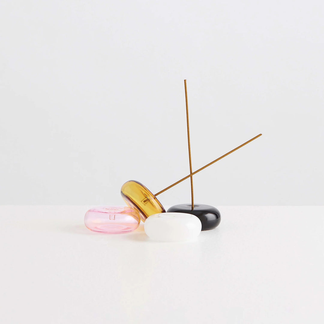 MAISON BALZAC The Pebble Incense Holder, Opaque White