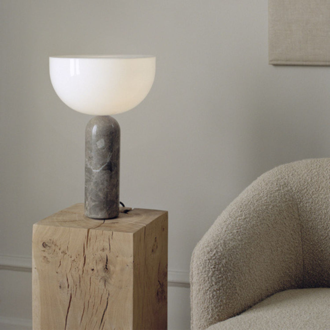 NEW WORKS Kizu Table Lamp, Gris du Marais, Large