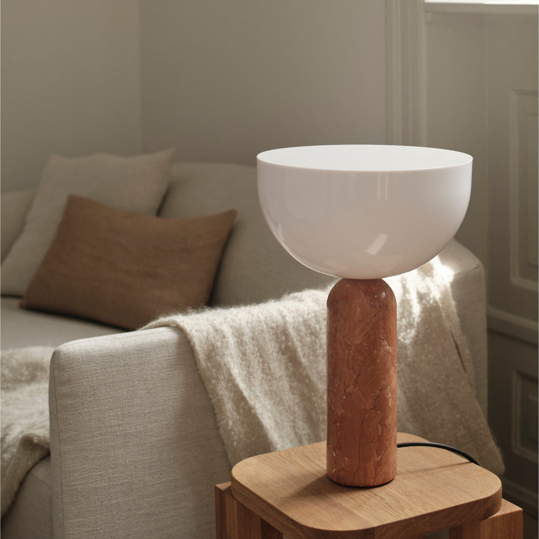 NEW WORKS Kizu Table Lamp, Breccia Pernice, Large
