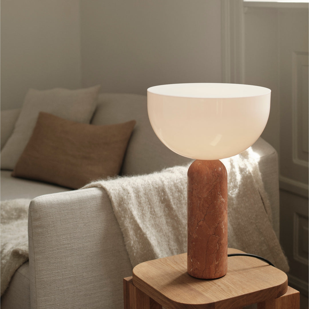 NEW WORKS Kizu Table Lamp, Breccia Pernice, Large
