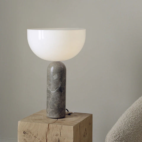 NEW WORKS Kizu Table Lamp, Gris du Marais, Large