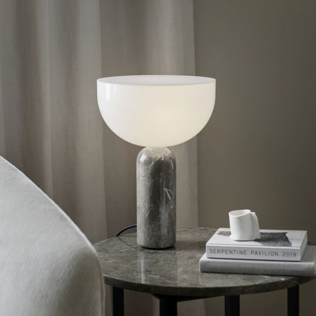 NEW WORKS Kizu Table Lamp, Gris du Marais, Small