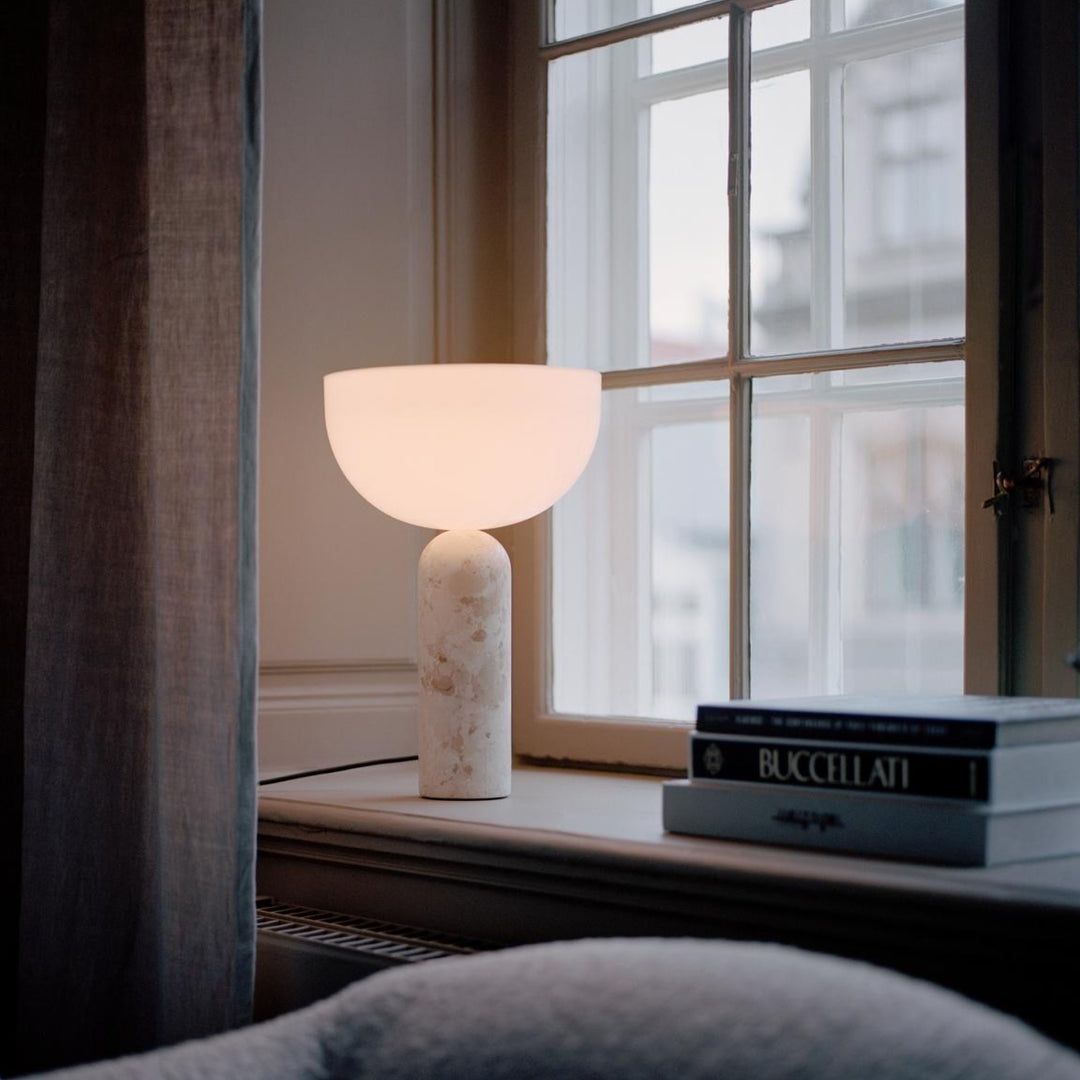 NEW WORKS Kizu Table Lamp, Kunis Breccia, Large