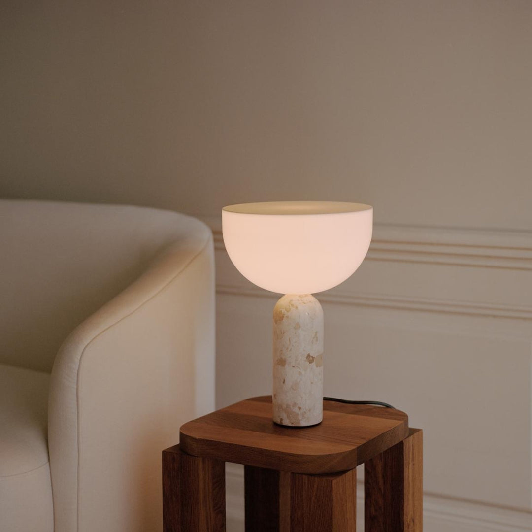 NEW WORKS Kizu Table Lamp, Kunis Breccia, Small