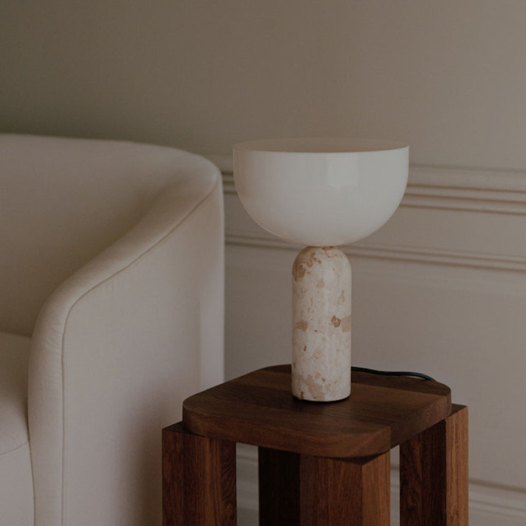 NEW WORKS Kizu Table Lamp, Kunis Breccia, Small
