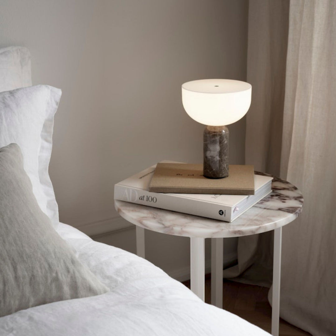 NEW WORKS Kizu Portable Table Lamp, Rosso Levanto