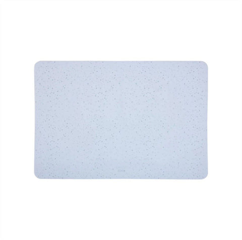 OYOY ZOO Koko Dog Bowl Mat, Ice Blue