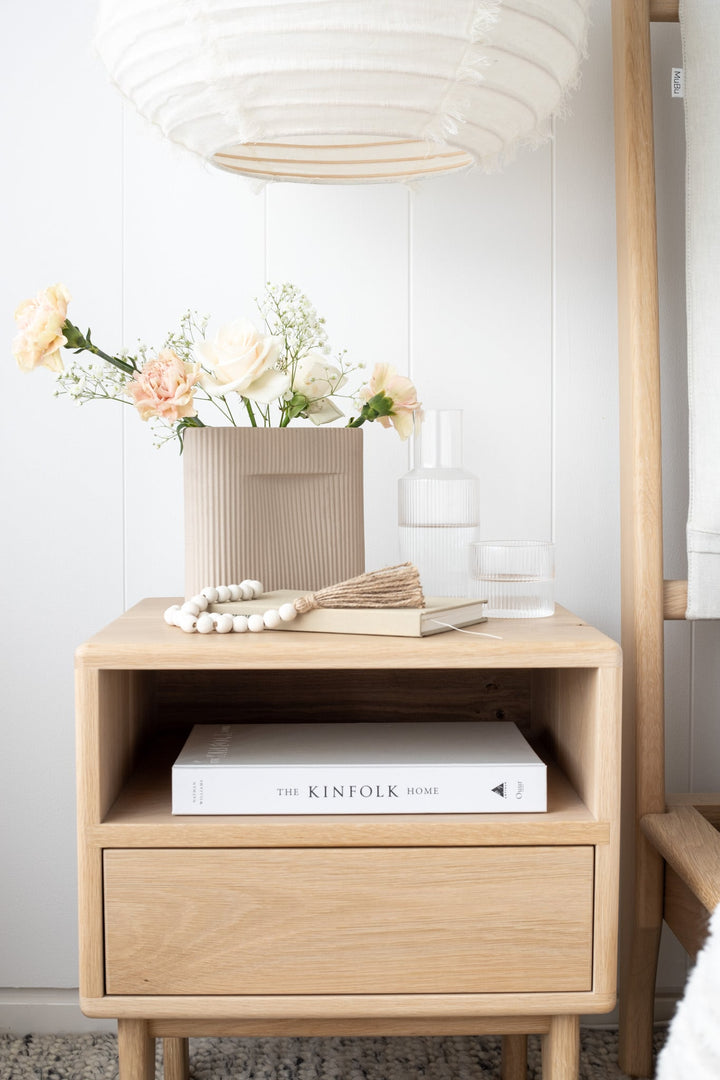 FERM LIVING Ripple Carafe Set, Clear