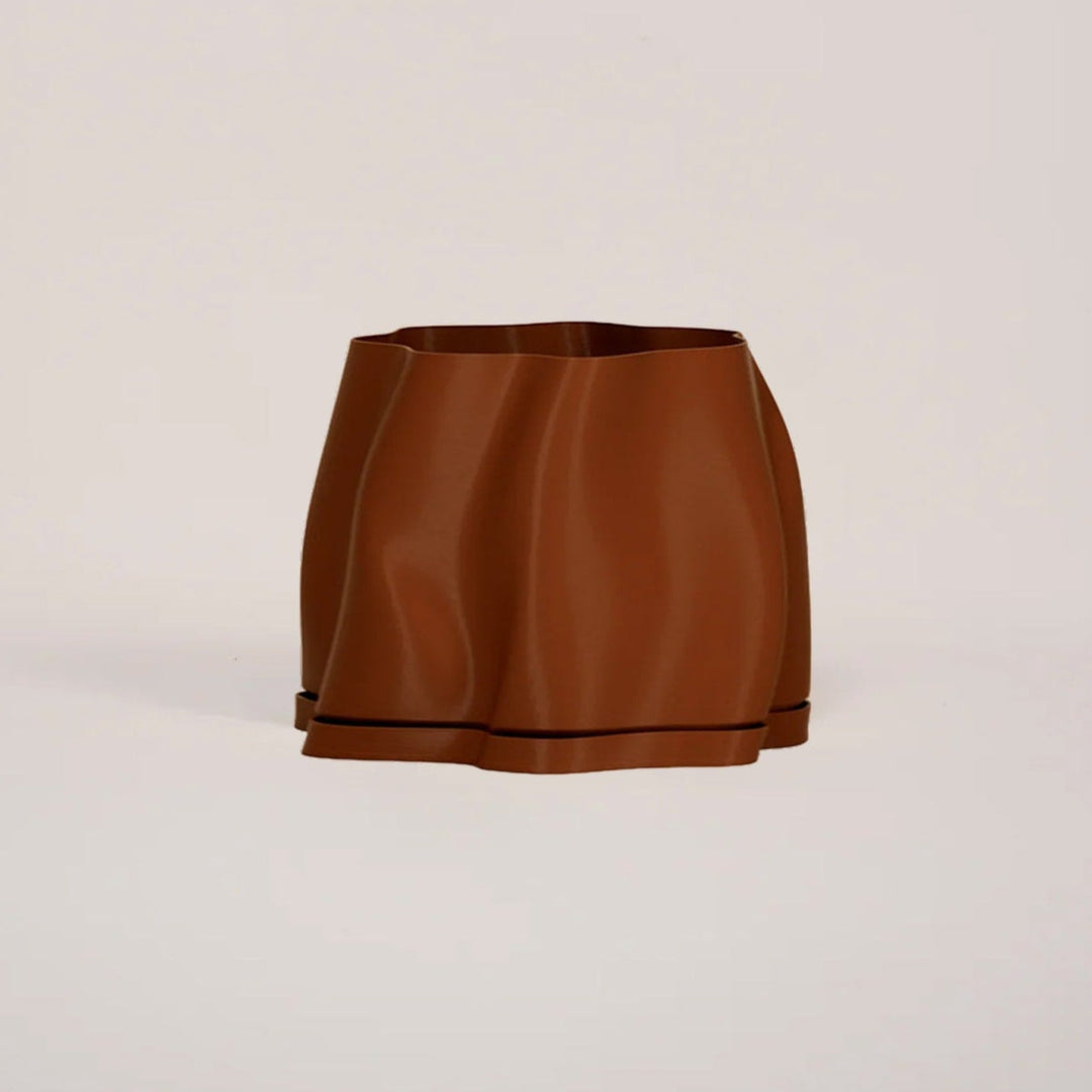 SPECIAL STUDIO Lulu Planter, Medium D18xH19cm, Chocolate Matte