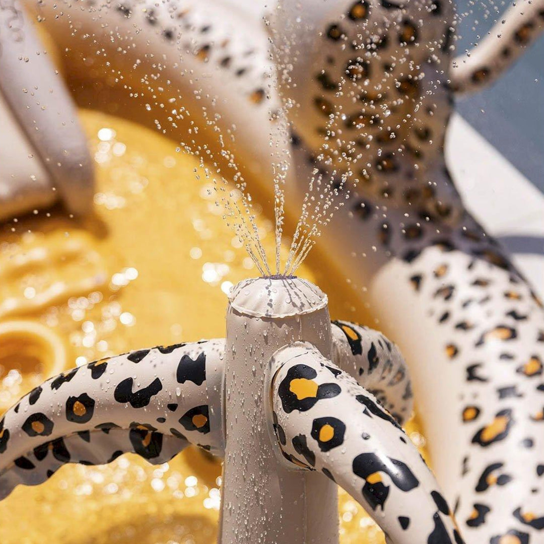 SWIM ESSENTIALS Inflatable Adventure Pool, Beige Leopard