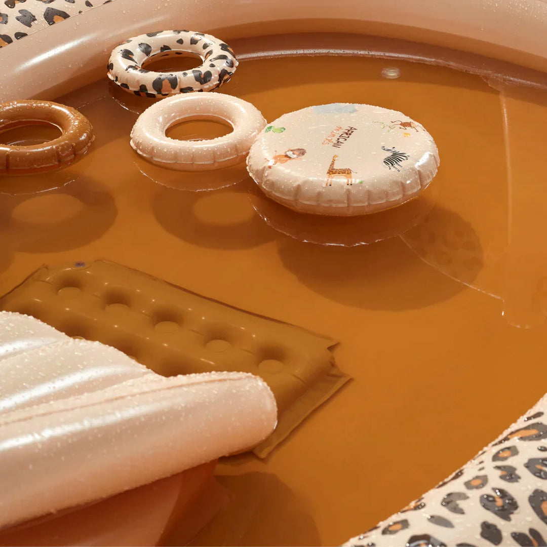 SWIM ESSENTIALS Inflatable Adventure Pool, Beige Leopard