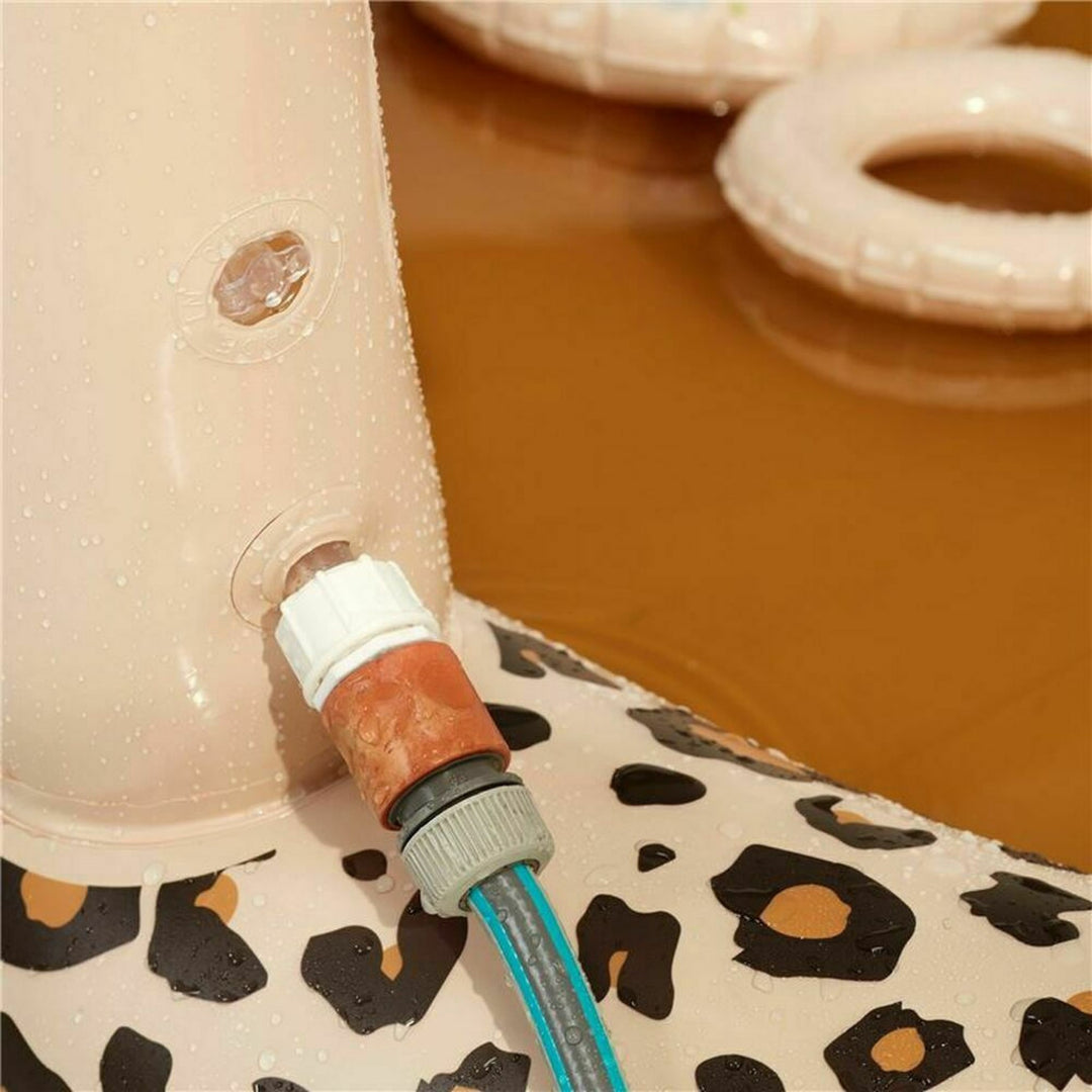 SWIM ESSENTIALS Inflatable Adventure Pool, Beige Leopard