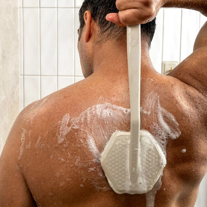 TOOLETRIES The Back Scrubber & Hook, Sand