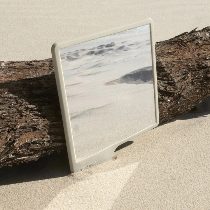 TOOLETRIES The Oliver Shower Mirror, Sand