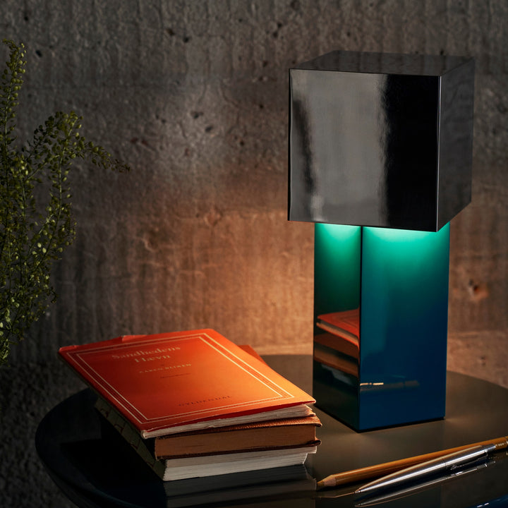 &TRADITION Pivot Portable Lamp, Blue & Silver