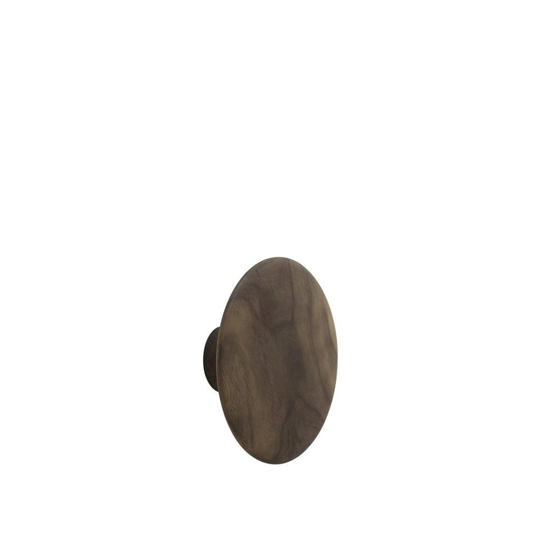 MUUTO The Dots Hook/ Door Knob, Walnut – 3 Sizes