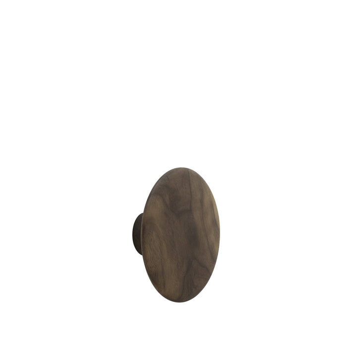 MUUTO The Dots Hook/ Door Knob, Walnut – 3 Sizes