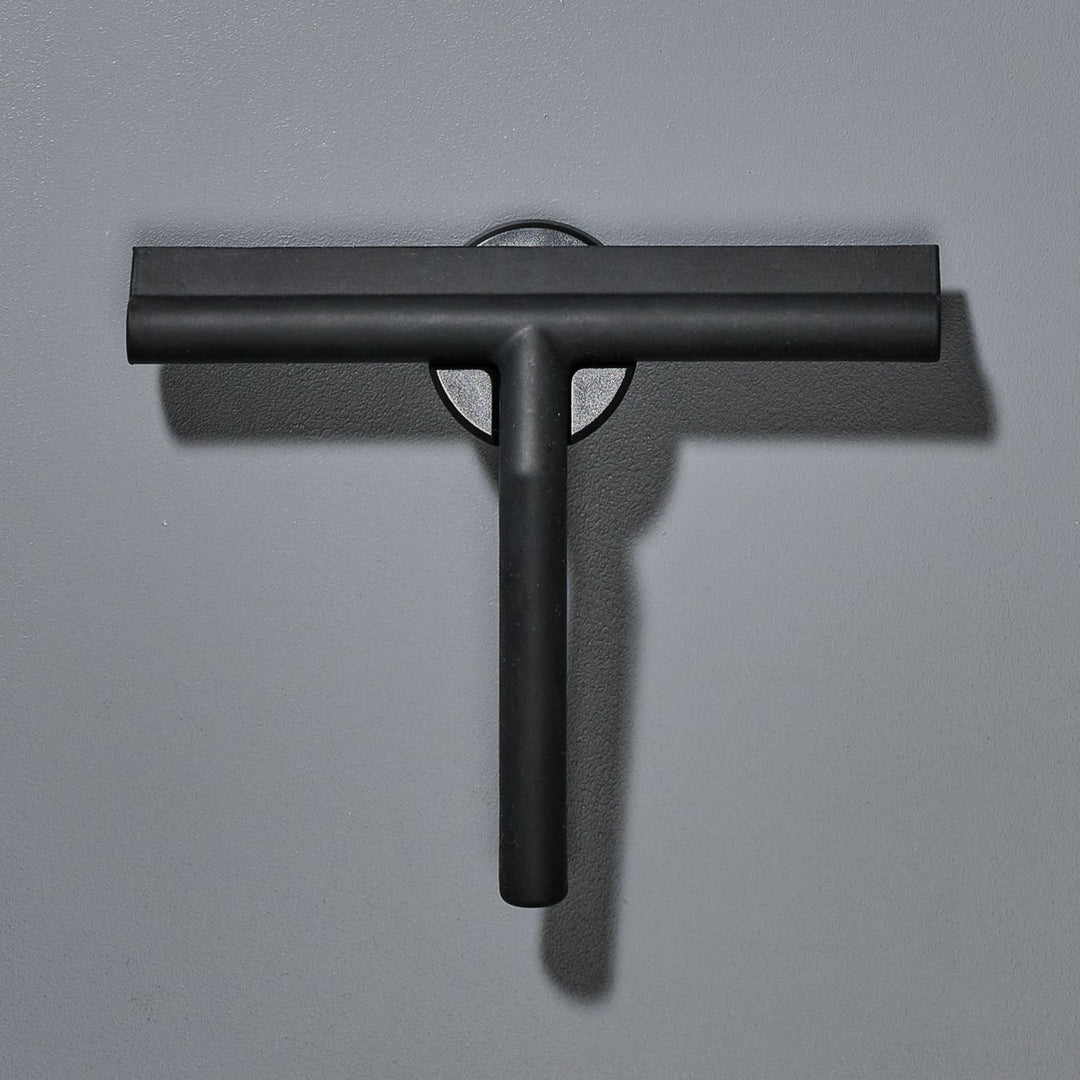 ZONE DENMARK Shower Wiper Squeegee w/ 3M Holder, Black