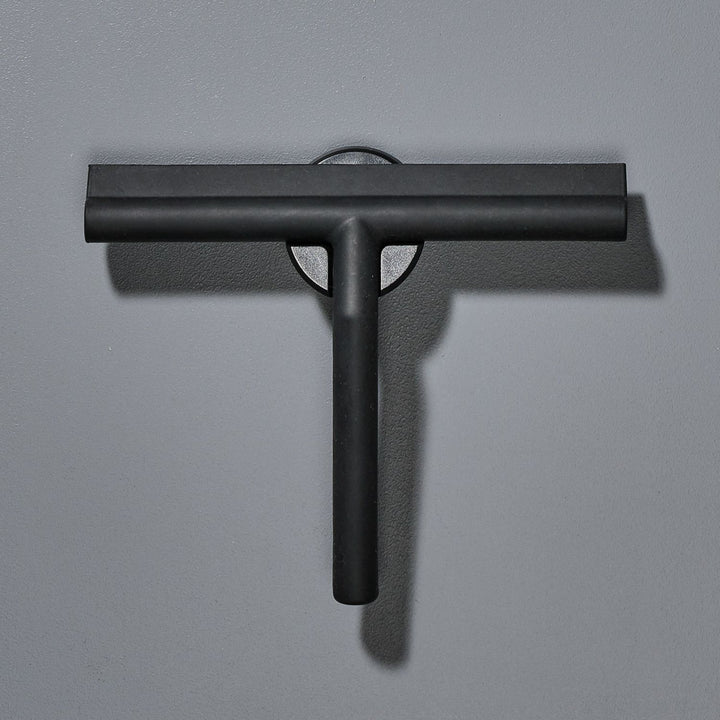 ZONE DENMARK Shower Wiper Squeegee w/ 3M Holder, Black