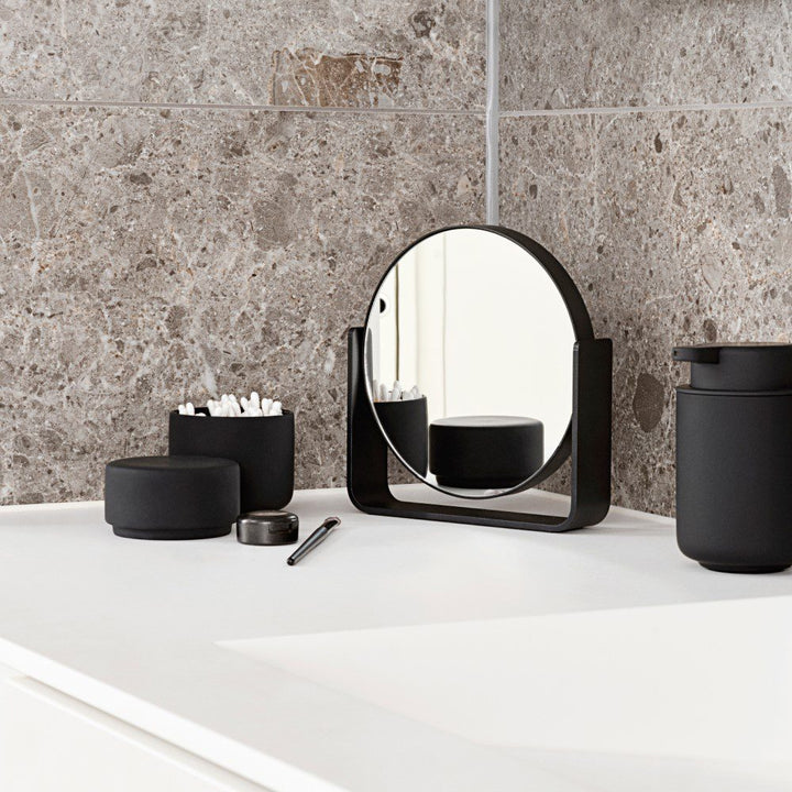 ZONE DENMARK Ume Container/Jar with Lid, H10cm, Black