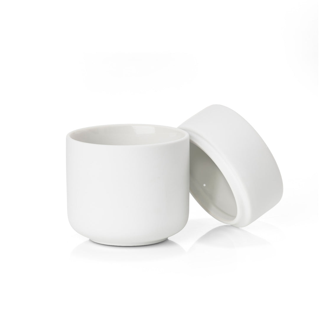 ZONE DENMARK Ume Container/Jar with Lid, H10cm, White