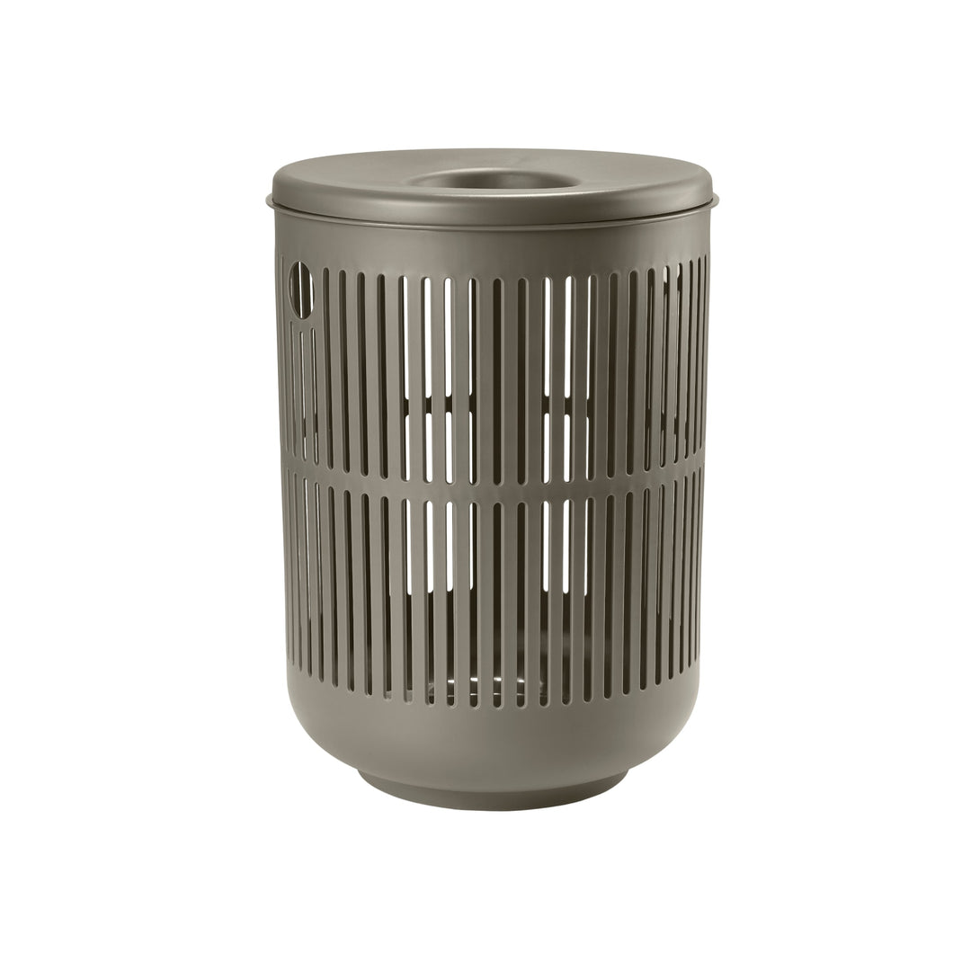 ZONE DENMARK Ume Laundry Basket 60L w/Lid, Taupe