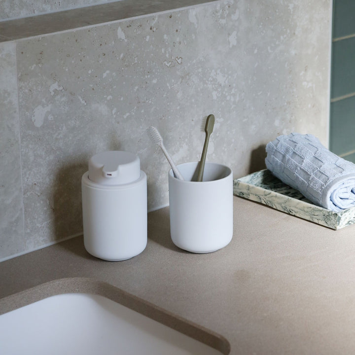 ZONE DENMARK Ume Soap Dispenser 250ml, H12.8cm, White