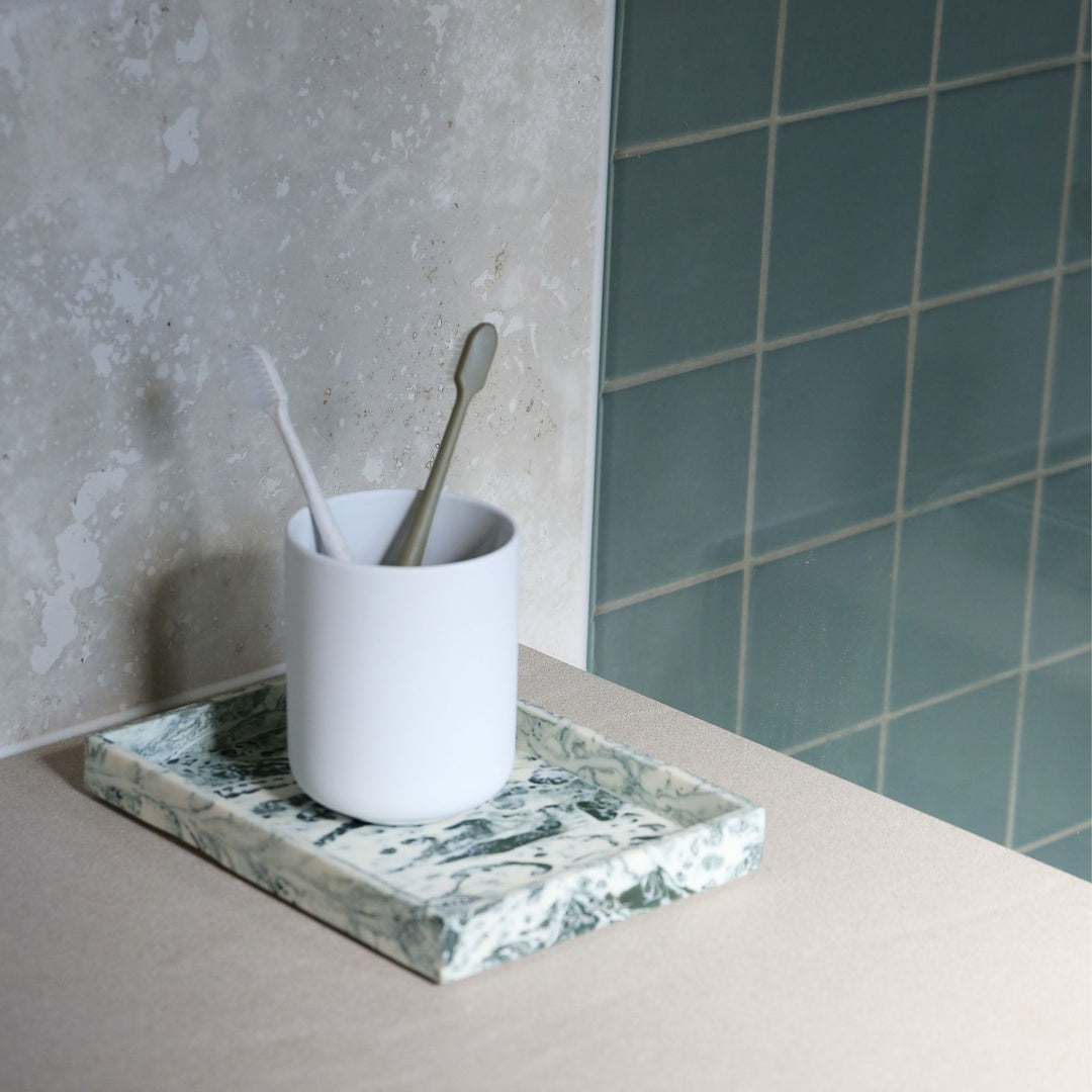 ZONE DENMARK Ume Tumbler/Toothbrush Holder, White