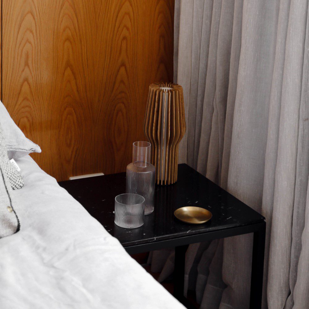 FERM LIVING Ripple Carafe Set, Clear