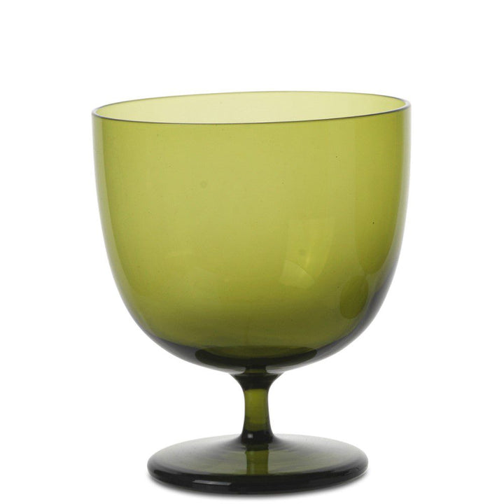 FERM LIVING Host Water Glasses, Moss Green (Set of 2)