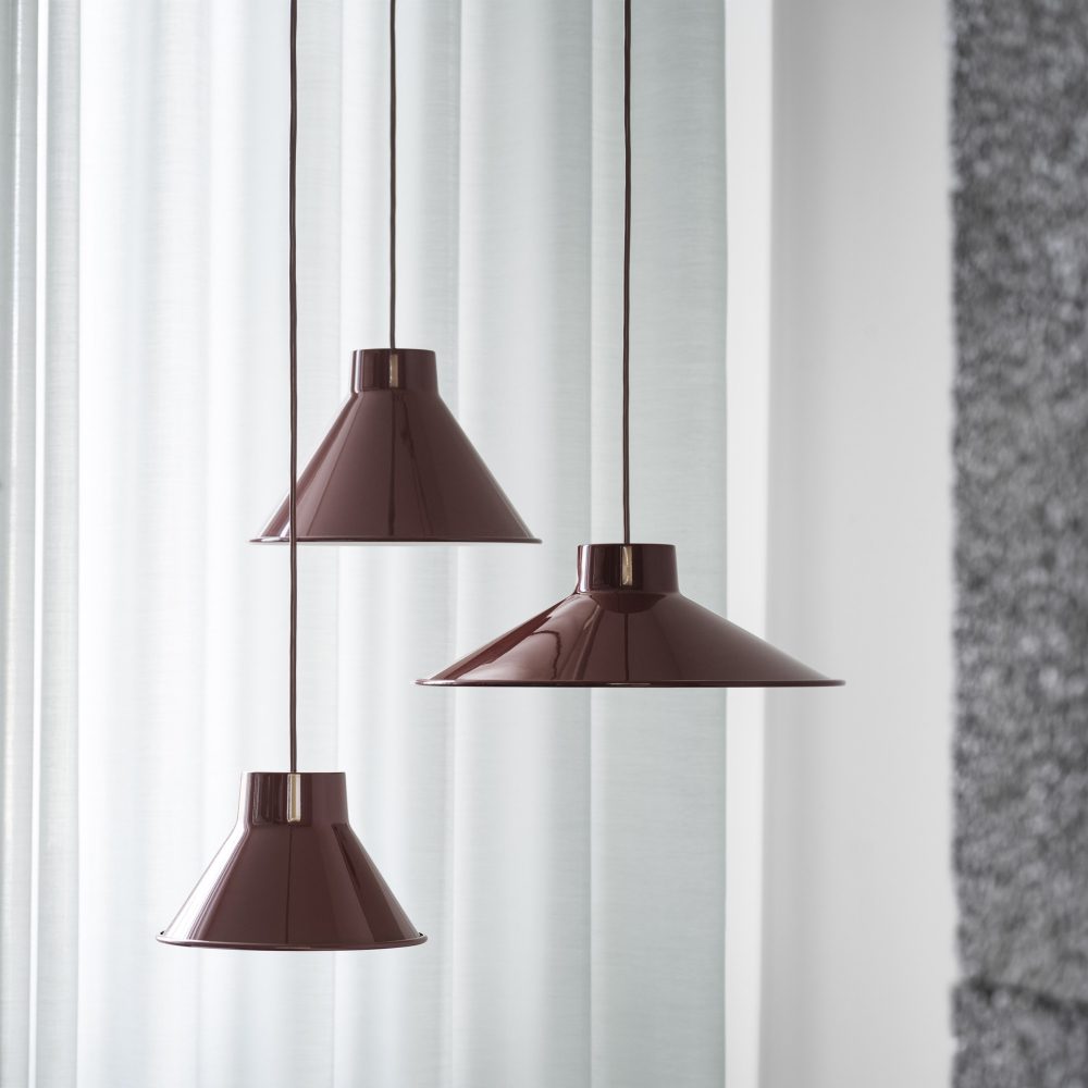 PRE-ORDER │ MUUTO Top Pendant Lamp, Deep Red – 4 Sizes