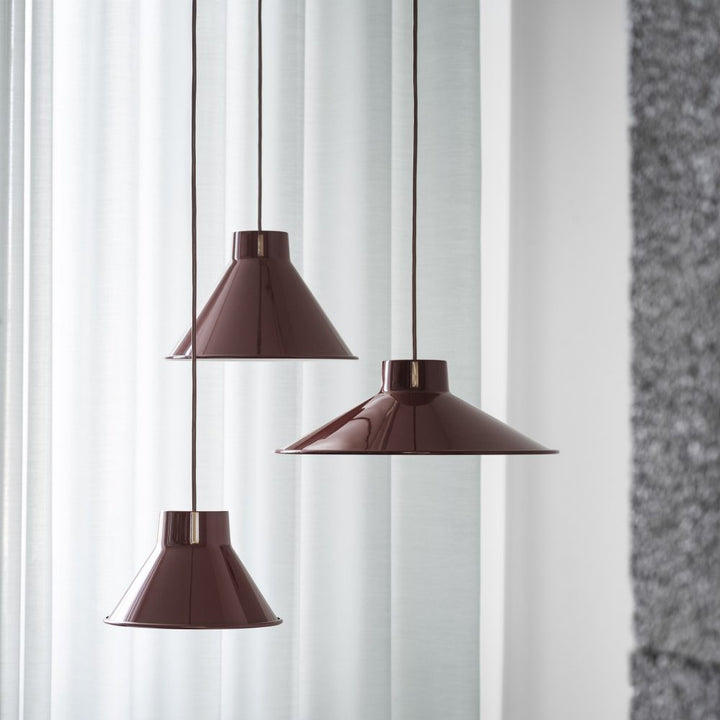 PRE-ORDER │ MUUTO Top Pendant Lamp, Deep Red – 4 Sizes