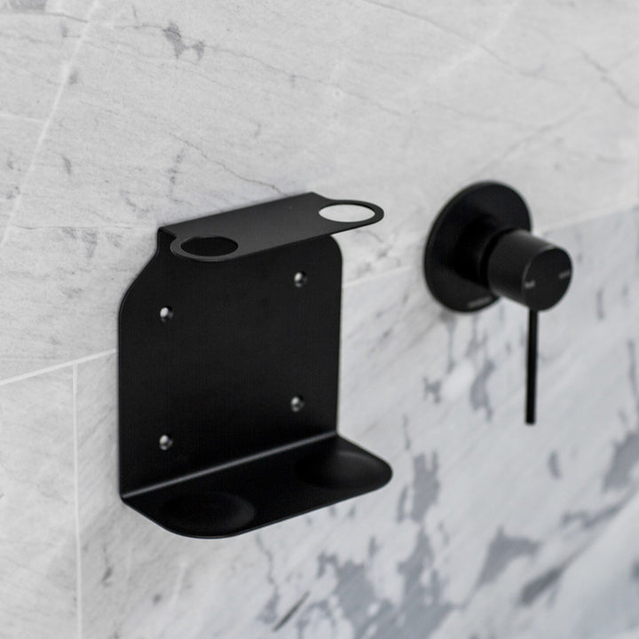 DESIGNSTUFF Dual Soap Dispenser Holder Black-23190