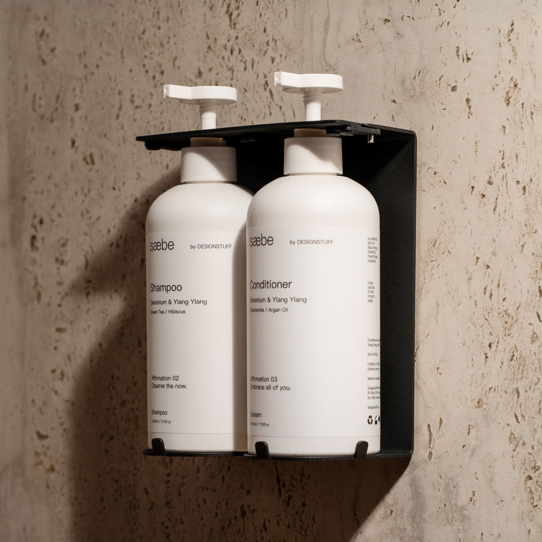 DESIGNSTUFF Dual Soap Dispenser Holders