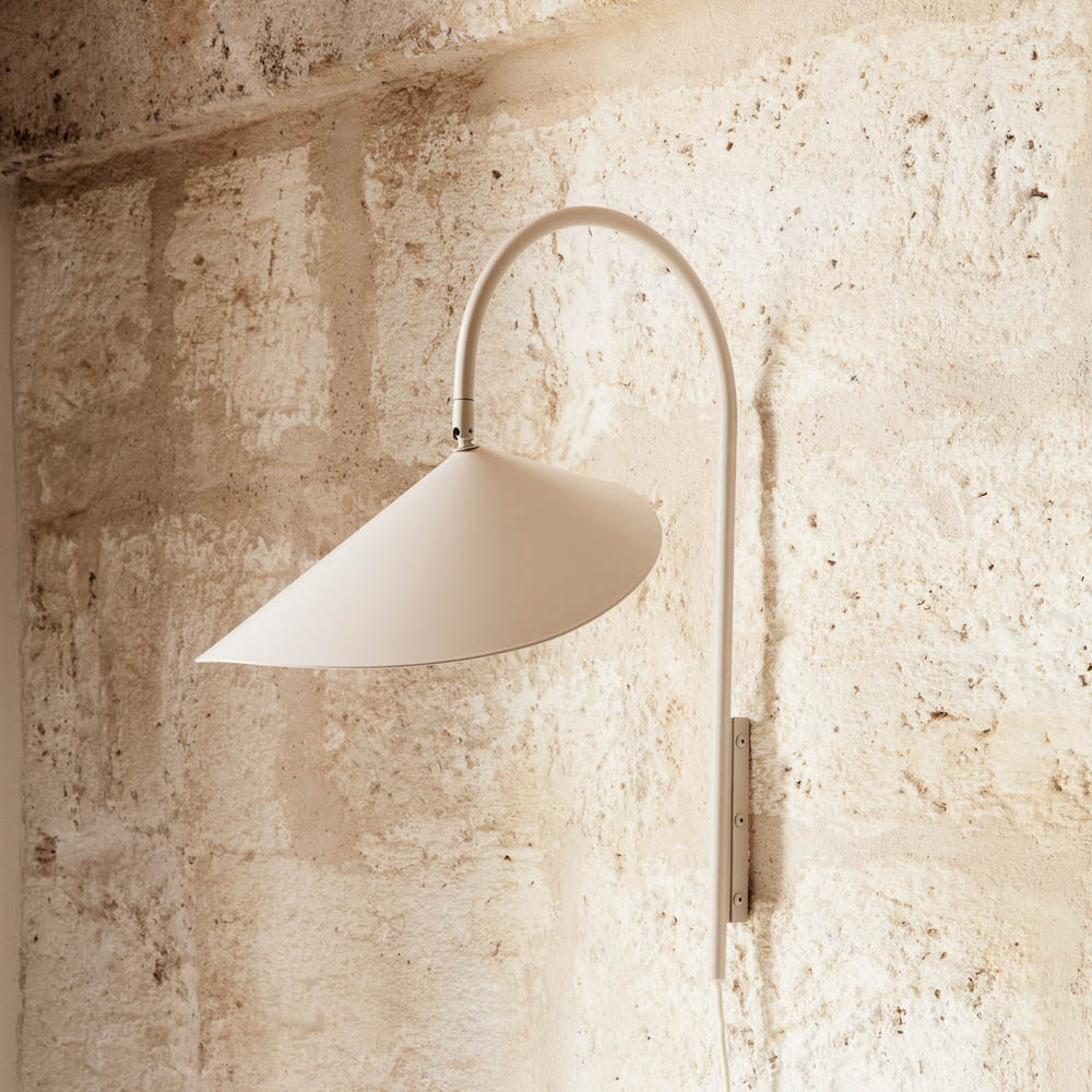 FERM LIVING Arum Swivel Wall Lamp, Cashmere