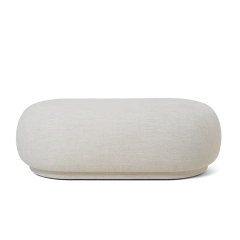 FERM LIVING Rico Ottoman, Boucle, Off-White