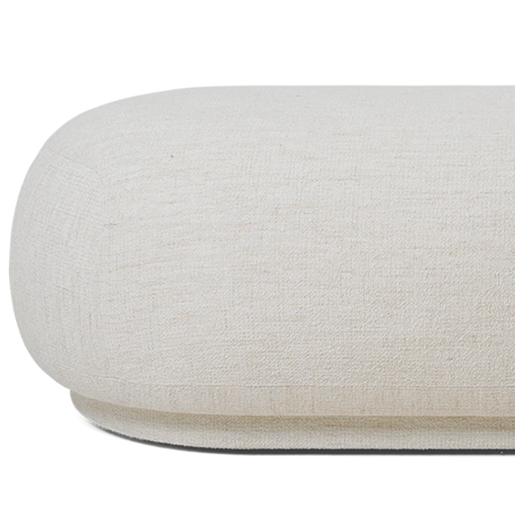 FERM LIVING Rico Ottoman, Boucle, Off-White