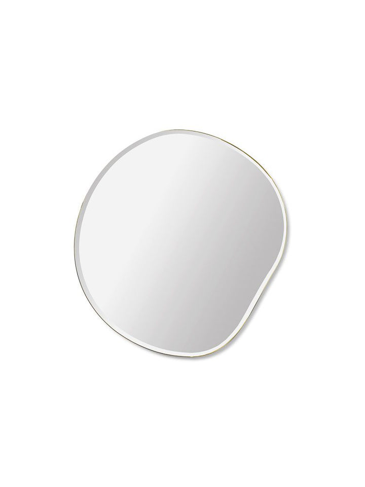 ferm LIVING Pond Mirror Small, Brass