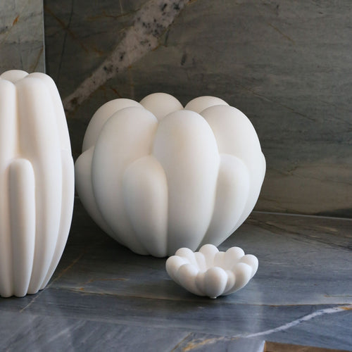 101 COPENHAGEN Bloom Vase Mini, H27cm, Bone White