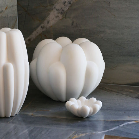 101 COPENHAGEN Bloom Vase Mini, H27cm, Bone White