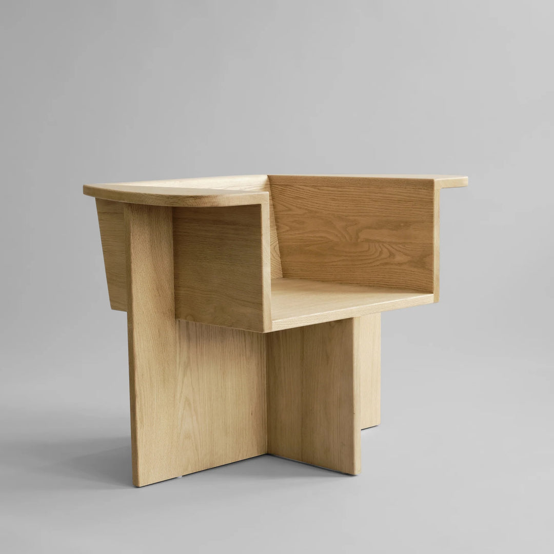 PRE-ORDER │ 101 COPENHAGEN Brutus Lounge Chair, Natural Oak