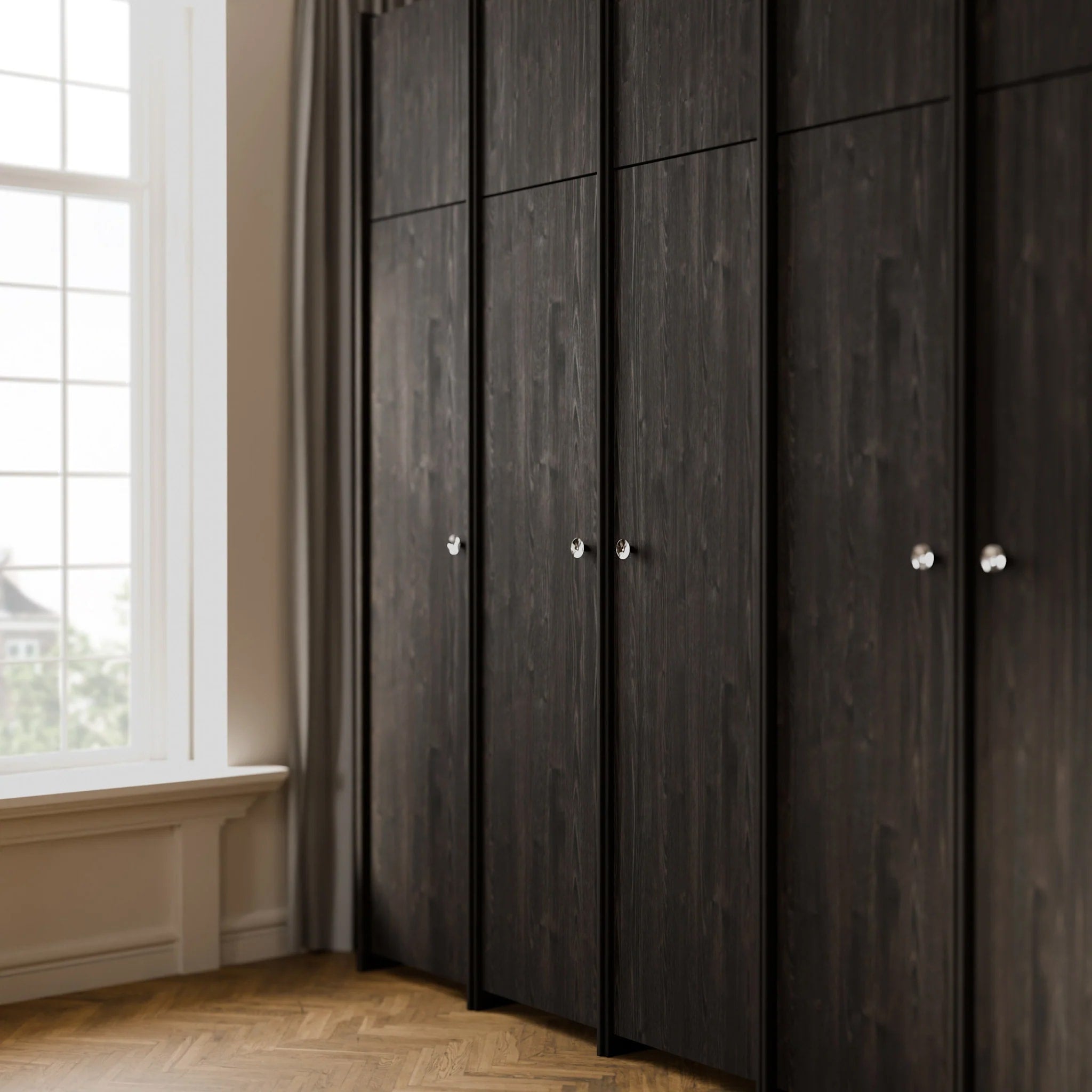 101 COPENHAGEN HiHat Knobs/Hooks, Chrome (Set of 2) – 3 Sizes