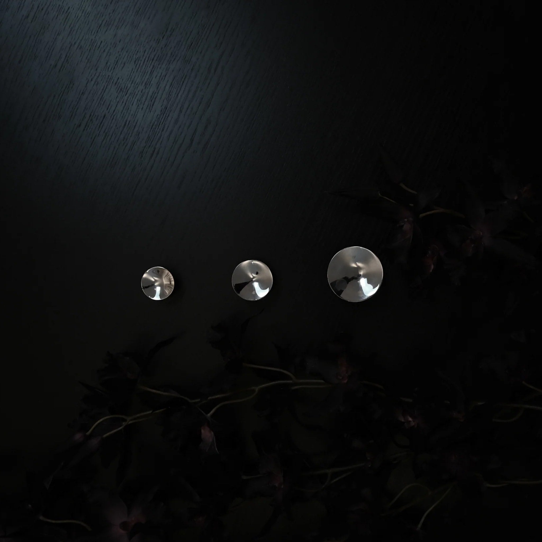 101 COPENHAGEN HiHat Knobs/Hooks, Chrome (Set of 2) – 3 Sizes