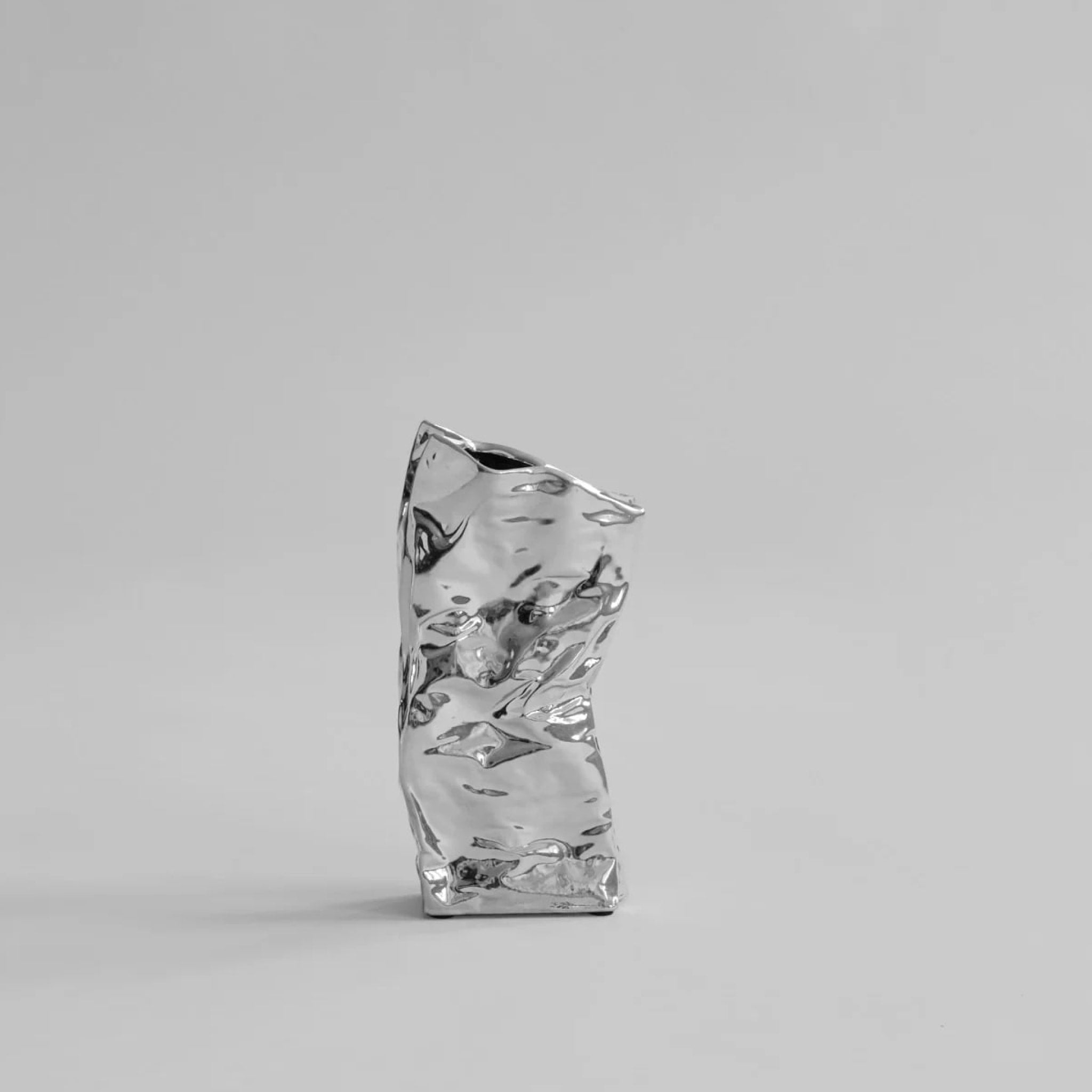 101 COPENHAGEN Kami Vase Mini, H25cm, Chrome