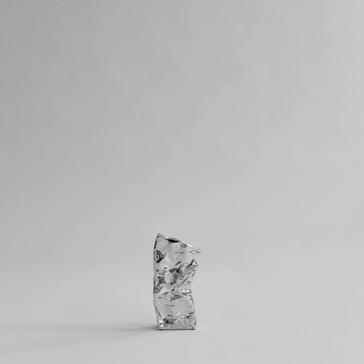 101 COPENHAGEN Kami Vase Mini, H25cm, Chrome