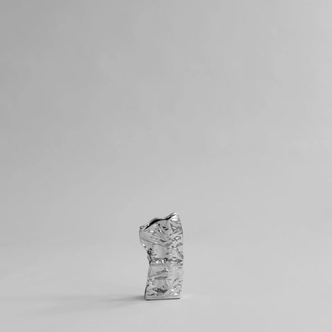 101 COPENHAGEN Kami Vase Mini, H25cm, Chrome