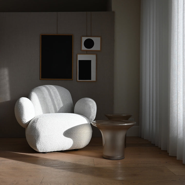 PRE-ORDER │ 101 COPENHAGEN Toe Armchair, Flat, Sandshell Sheepskin