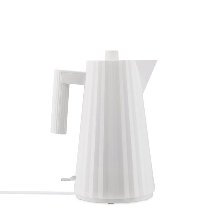 ALESSI Plisse Electric Water Kettle, White, 1.7L