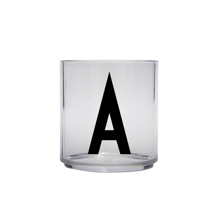 DESIGN LETTERS Kids Personal Drinking Glass (Drop Safe) Letter Q