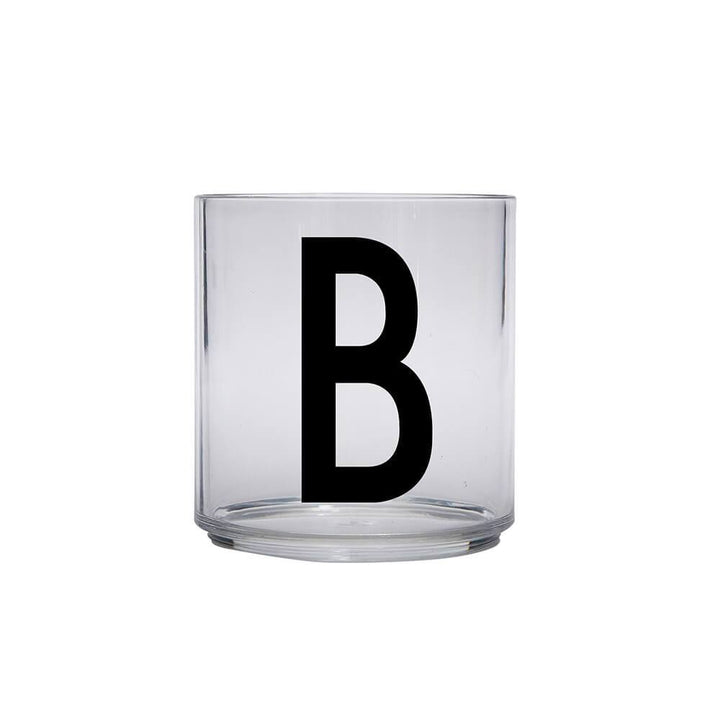 DESIGN LETTERS Kids Personal Drinking Glass (Drop Safe) Letter Q